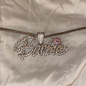Nicki Minaj Barbie tennis necklace/chain